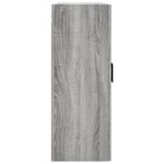 vidaXL Armoire murale sonoma gris 69 5x34x90 cm
