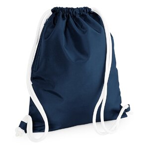 Sac à dos en toile cordons épais - BG110 - bleu marine