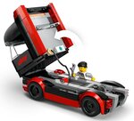 LEGO City - Camion de F1 avec Voitures de Course RB20 et AMR24 - Set 60445 pour Enfants de 8 Ans et Plus