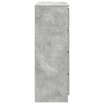 vidaXL Buffet gris béton 100x35x99 cm bois d'ingénierie