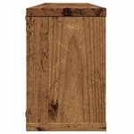 vidaXL Étagères murales cube 6 Pièces vieux bois 60x15x23 cm