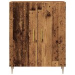 vidaXL Buffet vieux bois 69 5x34x90 cm bois d'ingénierie