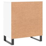 vidaXL Buffet Blanc 60x35x70 cm Bois d'ingénierie