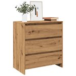 vidaXL Buffet chêne artisanal 70x41x75 cm bois d'ingénierie