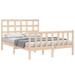 vidaXL Cadre de lit sans matelas 120x200 cm bois de pin massif