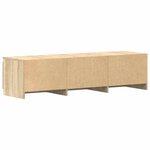 vidaXL Meuble TV Chêne sonoma 140x40x35 5 cm Bois d'ingénierie