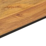 vidaXL Table console 110x40x76 cm bois de manguier solide et fer