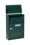 Boîte aux Lettres en Acier  Up D-2006/V  Fenêtres Transparentes  Vert