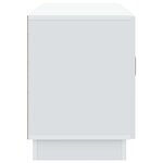 vidaXL Meuble TV Blanc 99 x 34 5 x 47 cm Bois d'ingénierie