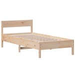 vidaXL Cadre de lit sans matelas 100x200 cm bois massif de pin