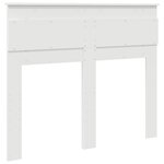 vidaXL Tête de lit Blanc 120 cm Bois d'ingénierie