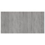 vidaXL Tête de lit avec armoires sonoma gris Bois d'ingénierie