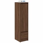 vidaXL Buffet haut chêne marron 29 5x34x119 5 cm bois d'ingénierie