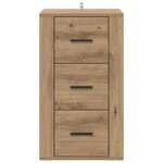 vidaXL Buffet Chêne artisanal 40 x 33 x 70 cm Bois d'ingénierie
