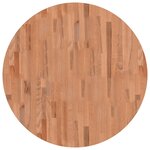 vidaXL Dessus de table Ø90x2 5 cm rond bois massif de hêtre