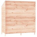 vidaXL Remise de jardin 102x52x112 cm Bois de sapin solide