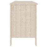 vidaXL Bureau HAMAR Marron miel 113x50x75 cm Bois massif de pin