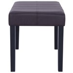 Banc banquette 106 cm marron similicuir 02_0010823