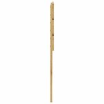 vidaXL Tête de lit 140 cm en bois massif de chêne
