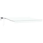 vidaXL Auvent Rétractable with 400 × 350 cm Blanc