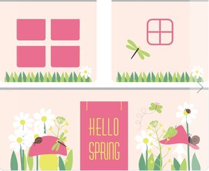 Rideau de lit Spring pour lit mi-hauteur
