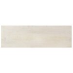 vidaXL Table console Blanc 115x35x77 cm Bois de manguier brut