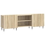 vidaXL Meuble TV Chêne Sonoma 150 x 31 x 52 cm Bois d'ingénierie