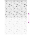 vidaXL Store enrouleur de douche avec cassette largeur du tissu 156 cm