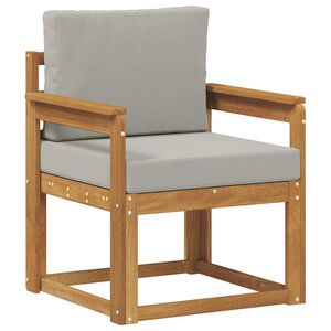 vidaXL Canapé d’extérieur Bois d'acacia massif et polyester