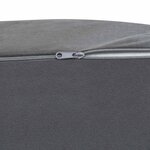 vidaXL Coussin pour jambes Gris 68 x 41 x 21 cm