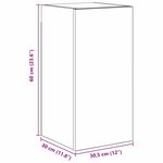 vidaXL Ensemble meuble TV 4 Pièces chêne artisanal 60 x 30 x 30 cm