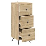 vidaXL Armoire à tiroirs Chêne Sonoma 33 x 34 5 x 90 cm