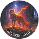 Monnaie CASTORIN COYOTE Forest Totems IV 1 Oz Argent 1$ USA 2026