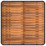 vidaXL Ensemble de salle à manger pour jardin 3 Pièces Noir et gris
