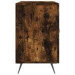 vidaXL Buffet chêne fumé 100x36x60 cm bois d'ingénierie