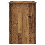 vidaXL Bureau Vieux bois 100 x 50 x 76 cm Bois d'ingénierie