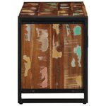 vidaXL Banc à chaussures Multicolore 100x40x50 cm Bois de récupération massif