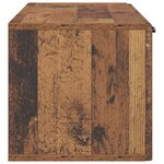 vidaXL Meuble TV mural Bois ancien 98 x 31 x 30 cm Bois d'ingénierie