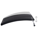 vidaXL Panneaux de chauffage solaire de piscine courbés 3 Pièces 110x65cm