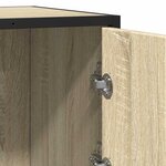 vidaXL Buffet chêne sonoma 68x35x76 cm bois d'ingénierie