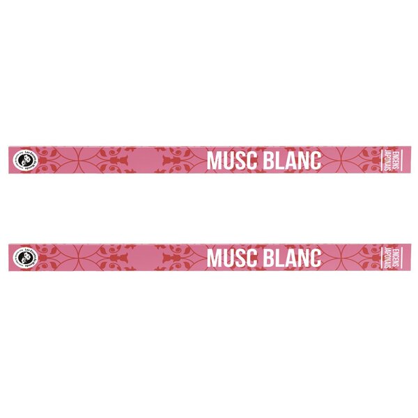 Encens japonais Musc blanc 24 bâtonnets de 50 min