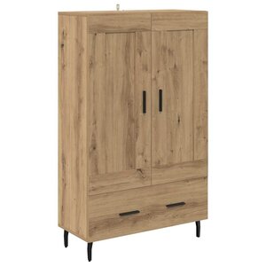 vidaXL Haut Armoire avec tiroir Chêne artisanal 69 5 x 31 x 115 cm