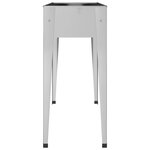 vidaXL Jardinière 100 5x40 5x90 cm Acier galvanisé