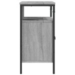 vidaXL Armoire lavabo de salle de bain sonoma gris 60x30x60 cm