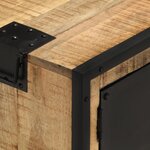 vidaXL Meuble TV 110x31x46 cm Bois de manguier brut