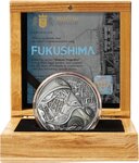 Pièce de monnaie en Argent 5 Dollars g 62.2 (2 oz) Millésime 2024 Human Tragedies FUKUSHIMA