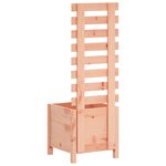vidaXL Jardinière avec support 39x39 5x114 cm bois massif douglas