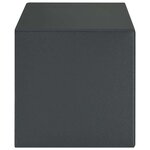 vidaXL Coffre-fort Gris foncé RAL7016 20 x 31 x 20 cm Acier