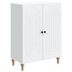 vidaXL Buffet Blanc 66 x 34 5 x 90 cm Bois d'ingénierie