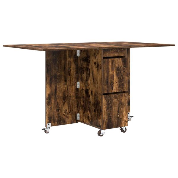 vidaXL Table à dîner 2 Pièces 140 x 80 x 77 cm Bois d'ingénierie